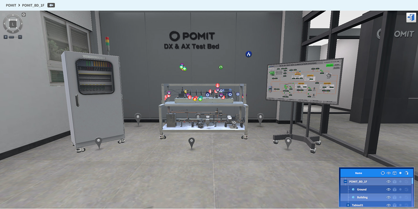 테스트베드 화면